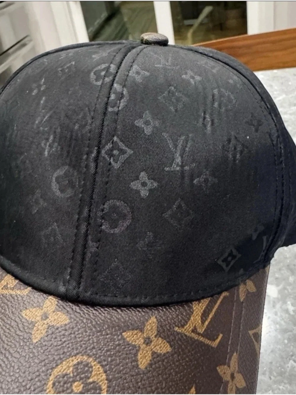 Louis Vuitton LV Monogram Get Ready Baseball Cap Hat Black  And Brown 2 Tone - Picture 8 of 12